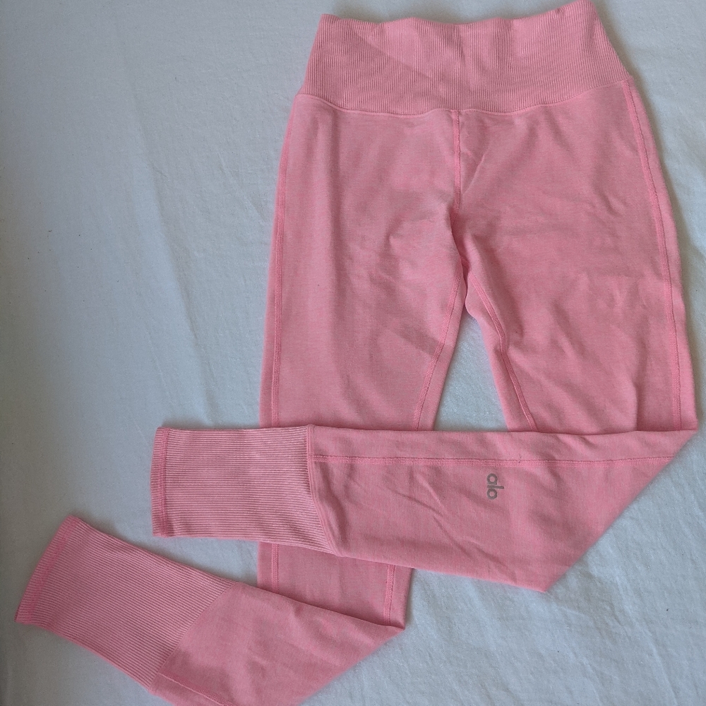Alo hot pink soft leggings small